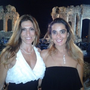 Anna Laudati e Marina Bozza concerto di Riccardo Cocciante Taormina