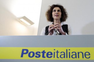 Il presidente di Poste Italiane Maria Luisa Todini durante la presentazione Piano di sviluppo strategico Poste 2020, Roma, 16 dicembre 2014. ANSA/RICCARDO ANTIMIANI