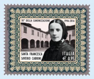 Francobollo Santa Francesca Saverio Cabrini